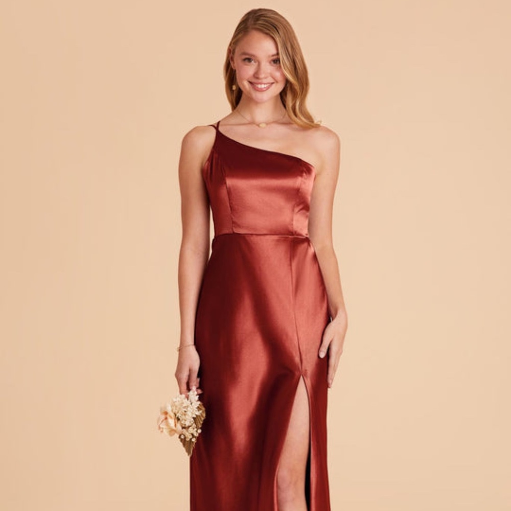 NWT KENSIE Dress Shiny Satin Spice XS